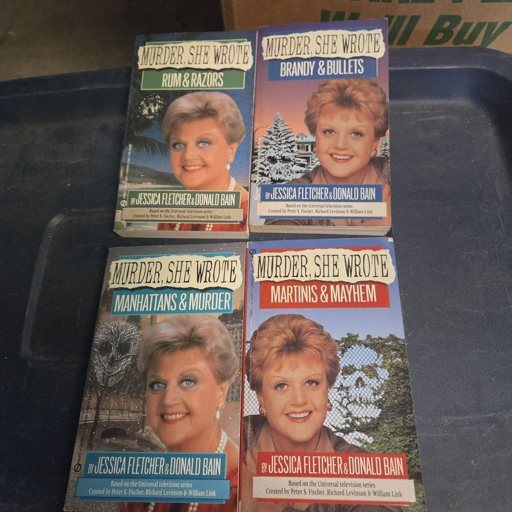 Murder She Wrote Angela Lansbury Bain‎ Reader's Digest 4 Book Set 1997 Fletcher